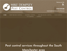 Tablet Screenshot of mikedempseypestcontrol.co.uk